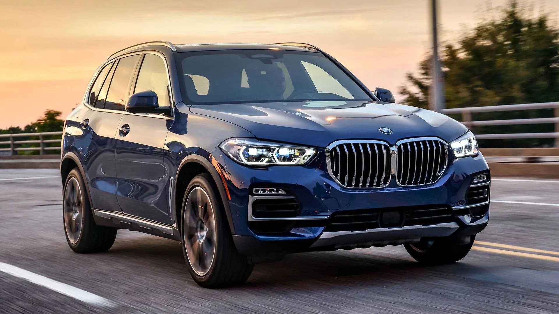 BMW X5 photographed in profile